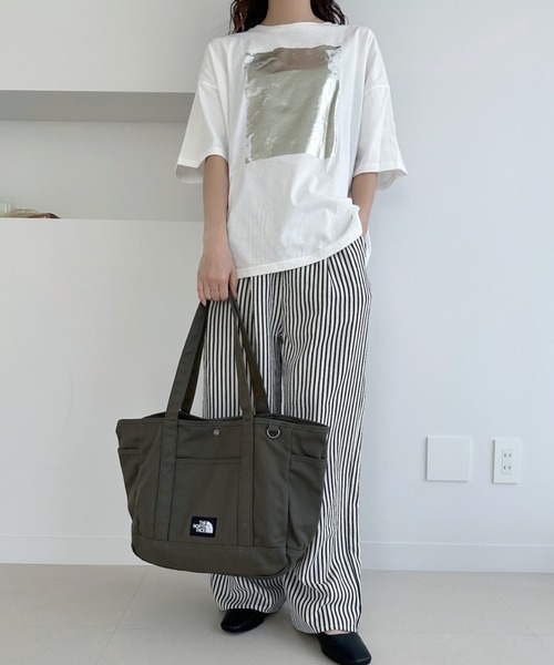 THE NORTH FACE(ザノースフェイス)の「◇THE NORTH FACE◇ WHITE LABEL 正規品/ノートPC収納可能大容量/オールデイ トート L ALL-DAY TOTE L(トートバッグ・レディース・キャメル/カーキ/ブラック・FREE)」の13枚目の写真