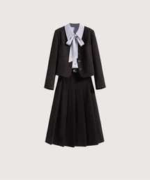 Elegant Blouse Jacket 3 Items Set Up