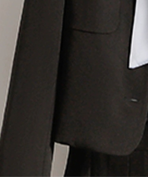 LA POMME petit（ラポミ・プチ）の「Elegant Blouse Jacket 3 Items Set Up（セットアップ・レディース・グレー/ブラック・X-LARGE/LARGE/MEDIUM/SMALL）」の8枚目の写真