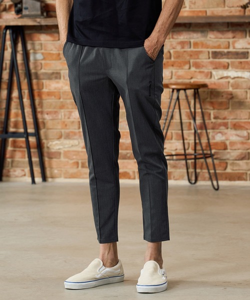 Maison code 13（メゾンコードサーティーン）の「mp14763-stretch oxford slacks スラックスパンツ(M26S-02)（スラックス・メンズ・チャコール/ブラック・S/M/L）」の4枚目の写真
