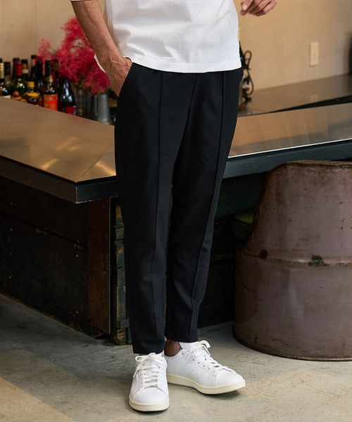 Maison code 13（メゾンコードサーティーン）の「mp14763-stretch oxford slacks スラックスパンツ(M26S-02)（スラックス・メンズ・チャコール/ブラック・S/M/L）」の10枚目の写真