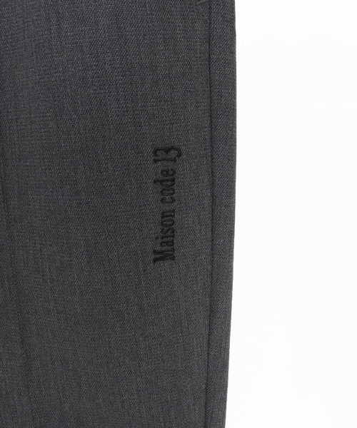 Maison code 13（メゾンコードサーティーン）の「mp14763-stretch oxford slacks スラックスパンツ(M26S-02)（スラックス・メンズ・チャコール/ブラック・S/M/L）」の22枚目の写真