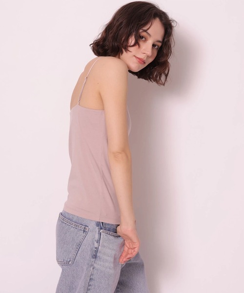 Arpege story（アルページュストーリー）の「カップ付ベアキャミソール（Tシャツ/カットソー・レディース・ピンク・2/1）」の4枚目の写真