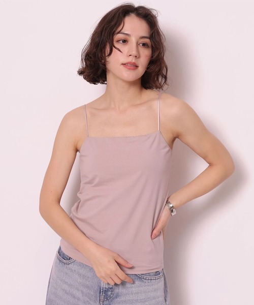 Arpege story（アルページュストーリー）の「カップ付ベアキャミソール（Tシャツ/カットソー・レディース・ピンク・2/1）」の6枚目の写真