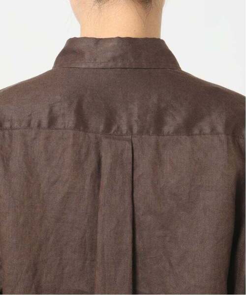 FRAMeWORK（フレームワーク）の「≪新色 / 追加≫フレンチリネンレギュラーシャツ2（シャツ/ブラウス・レディース・グリーン/ブルー/ダークブルー・FREE）」の18枚目の写真