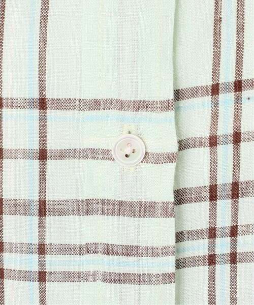 FRAMeWORK（フレームワーク）の「≪新色 / 追加≫フレンチリネンレギュラーシャツ2（シャツ/ブラウス・レディース・グリーン/ブルー/ダークブルー・FREE）」の22枚目の写真