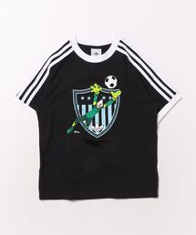 adidas（アディダス）の「adidas アディダス K DISNEY LOOSE TEE ショートスリーブ KC8437 BLACK/WHITE（Tシャツ/カットソー）」