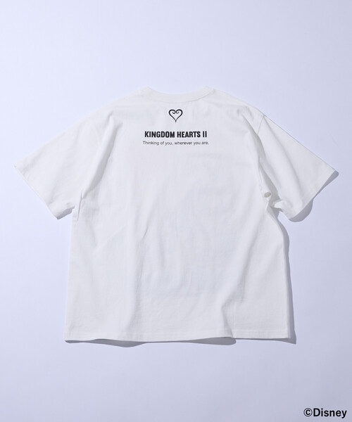 FREAK'S STORE（フリークスストア）の「FREAK’S STORE/フリークスストア KINGDOM HEARTS II / KEY ART TEE/キングダム ハーツ II / キーアートTシャツ（Tシャツ/カットソー・メンズ・ホワイト/ブラック・MEDIUM/LARGE/X-LARGE）」の4枚目の写真