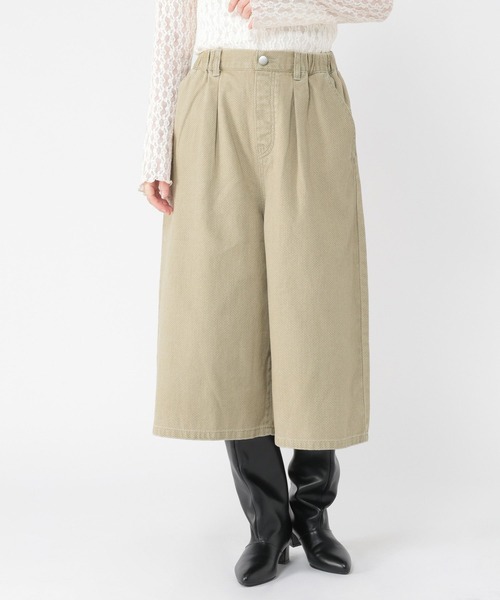 studio CLIP(スタディオクリップ)の「バギークロップドパンツ(その他パンツ・レディース・ベージュ/インディゴブルー・MEDIUM/LARGE)」の14枚目の写真