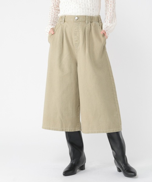 studio CLIP(スタディオクリップ)の「バギークロップドパンツ(その他パンツ・レディース・ベージュ/インディゴブルー・MEDIUM/LARGE)」の15枚目の写真