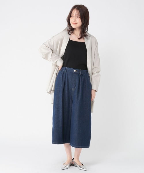 studio CLIP(スタディオクリップ)の「バギークロップドパンツ(その他パンツ・レディース・ベージュ/インディゴブルー・MEDIUM/LARGE)」の20枚目の写真