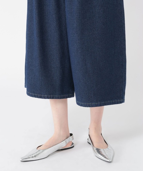 studio CLIP(スタディオクリップ)の「バギークロップドパンツ(その他パンツ・レディース・ベージュ/インディゴブルー・MEDIUM/LARGE)」の9枚目の写真