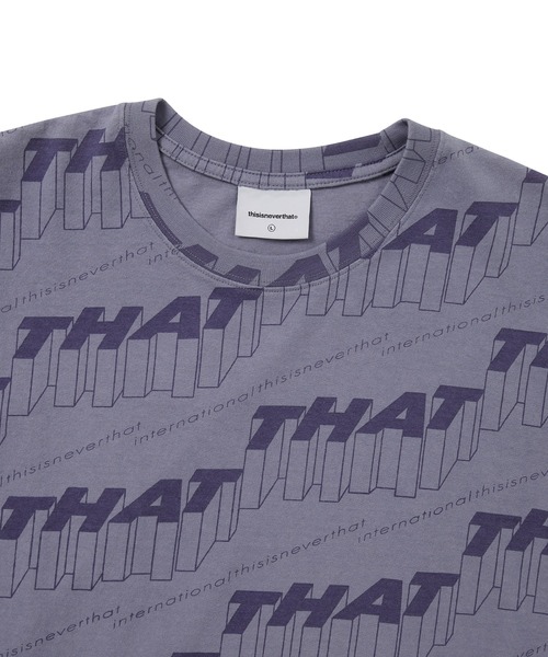 thisisneverthat（ディスイズネバーザット）の「Stacked THAT Tee（Tシャツ/カットソー・メンズ・パープル系その他・XL/S/M/L）」の2枚目の写真