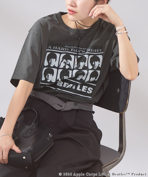 JOURNAL STANDARD（ジャーナルスタンダード）の「【osedit】BEATLES JS HS TEE（Tシャツ/カットソー・レディース・ブラック系その他・FREE）」の14枚目の写真