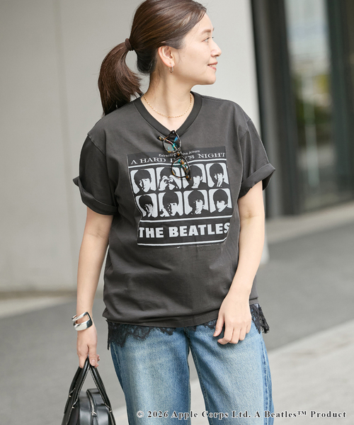 JOURNAL STANDARD（ジャーナルスタンダード）の「【osedit】BEATLES JS HS TEE（Tシャツ/カットソー・レディース・ブラック系その他・FREE）」の16枚目の写真