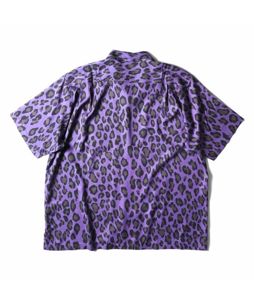HOUSTON（ヒューストン）の「【26SS新色追加】HOUSTON ヒューストン LEOPARD ALOHA SHIRT レオパード アロハシャツ / 開襟シャツ（シャツ/ブラウス・メンズ・ターコイズブルー/オフホワイト/ライム/パープル/ベージュ/チャコール・XL/L/M/XXL）」の14枚目の写真