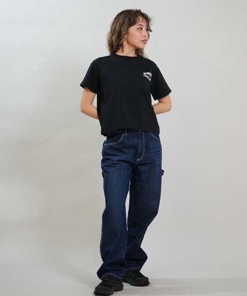 LURKING CLASS(ラーキングクラス)の「【ムラサキスポーツ限定】LURKING CLASS/ラーキングクラス 半袖 Tシャツ クロップド丈 GOOD TIMES 2 RAGLN MINI ST26STM04W(Tシャツ/カットソー・レディース・ブラック×ホワイト/ホワイト×ブラック・L/M)」の11枚目の写真