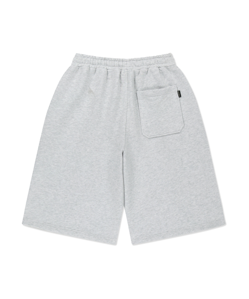 BROWNBREATH（ブラウンブレス）の「TAG TUCK SWEAT SHORTS - ASH（その他パンツ・レディース・その他・SMALL/MEDIUM/LARGE/X-LARGE）」の2枚目の写真