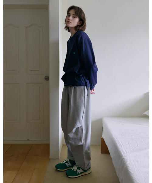 NOCONTENT(ノーコンテント)の「170. コットンピンタックパンツ _ メランジグレー(その他パンツ・レディース・その他・FREE)」の2枚目の写真