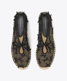 TORY BURCH（トリーバーチ）の「ミニ ボウ メッシュ エスパドリーユ（スリッポン）」