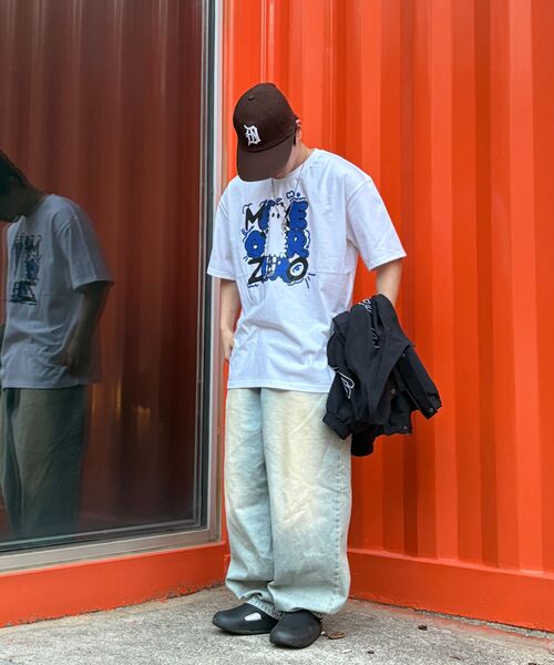 MOZMOZ(モズモズ)の「モズクラウド オーバーサイズ 半袖Tシャツ ホワイト(Tシャツ/カットソー・レディース・その他・1/2/3)」の5枚目の写真