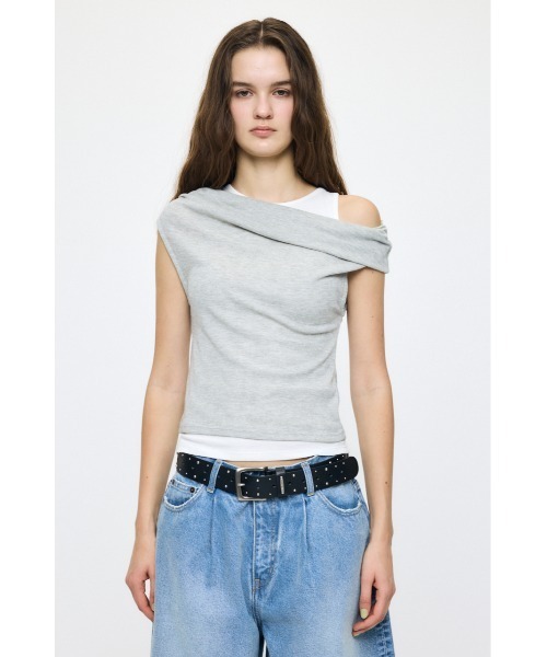 セール】LAYERED OFF SHOULDER トップス（Tシャツ/カットソー