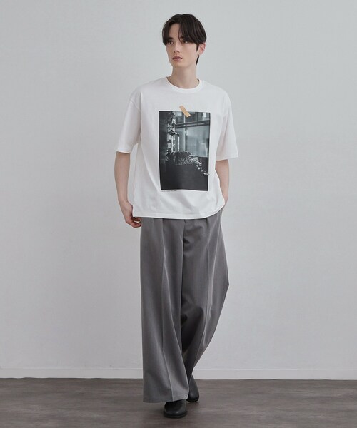 tk.TAKEO KIKUCHI(ティーケータケオキクチ)の「フォトTシャツ(Tシャツ/カットソー・メンズ・ホワイト系2/ホワイト系1/ホワイト・02/03/04)」の9枚目の写真