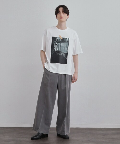 tk.TAKEO KIKUCHI(ティーケータケオキクチ)の「フォトTシャツ(Tシャツ/カットソー・メンズ・ホワイト系2/ホワイト系1/ホワイト・02/03/04)」の10枚目の写真