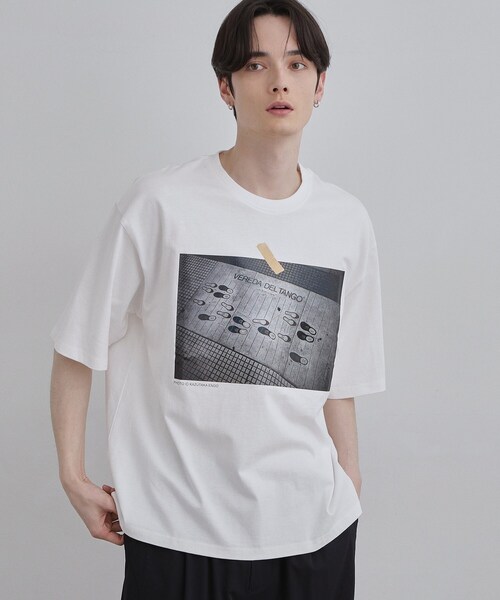 tk.TAKEO KIKUCHI(ティーケータケオキクチ)の「フォトTシャツ(Tシャツ/カットソー・メンズ・ホワイト系2/ホワイト系1/ホワイト・02/03/04)」の12枚目の写真