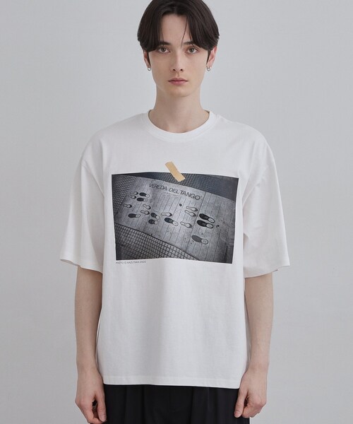 tk.TAKEO KIKUCHI(ティーケータケオキクチ)の「フォトTシャツ(Tシャツ/カットソー・メンズ・ホワイト系2/ホワイト系1/ホワイト・02/03/04)」の16枚目の写真