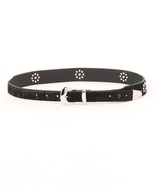 Lee（リー）の「Wrangler スタッズベルト（ベルト・メンズ・ブラウン/ブラック・30/34）」の2枚目の写真