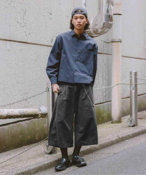 RAGEBLUE(レイジブルー)の「Barrel Buggy Half Pants/バレルバギーハーフパンツ(その他パンツ・メンズ・グレー/ブラック・LARGE/MEDIUM)」の7枚目の写真