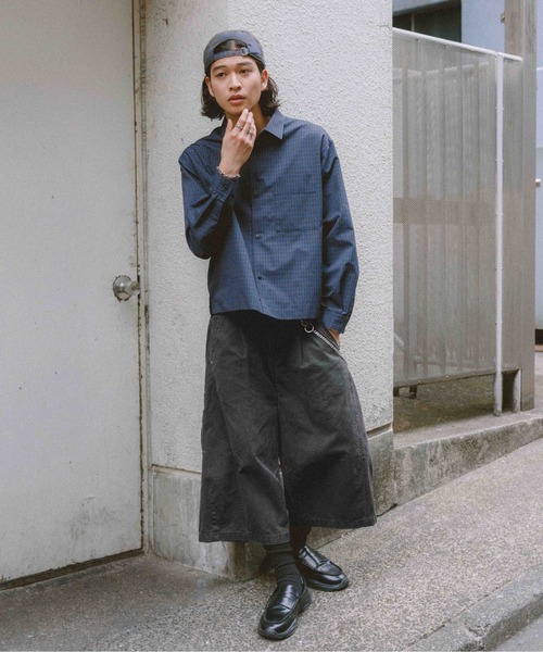 RAGEBLUE(レイジブルー)の「Barrel Buggy Half Pants/バレルバギーハーフパンツ(その他パンツ・メンズ・グレー/ブラック・LARGE/MEDIUM)」の6枚目の写真