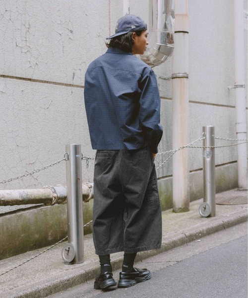 RAGEBLUE(レイジブルー)の「Barrel Buggy Half Pants/バレルバギーハーフパンツ(その他パンツ・メンズ・グレー/ブラック・LARGE/MEDIUM)」の5枚目の写真