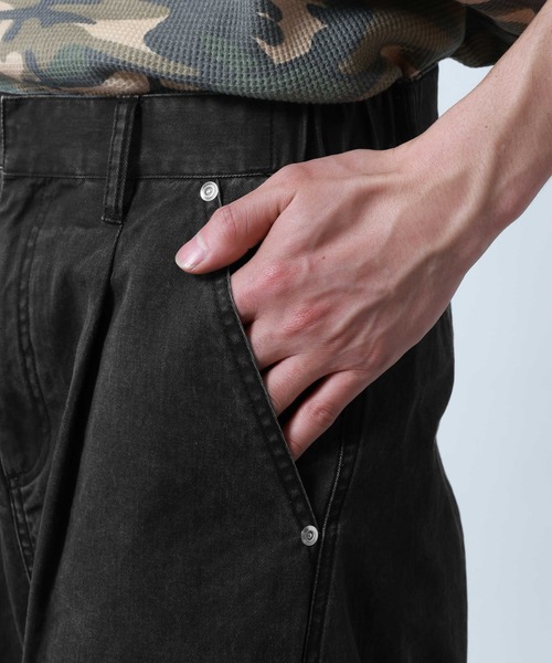 RAGEBLUE(レイジブルー)の「Barrel Buggy Half Pants/バレルバギーハーフパンツ(その他パンツ・メンズ・グレー/ブラック・LARGE/MEDIUM)」の11枚目の写真