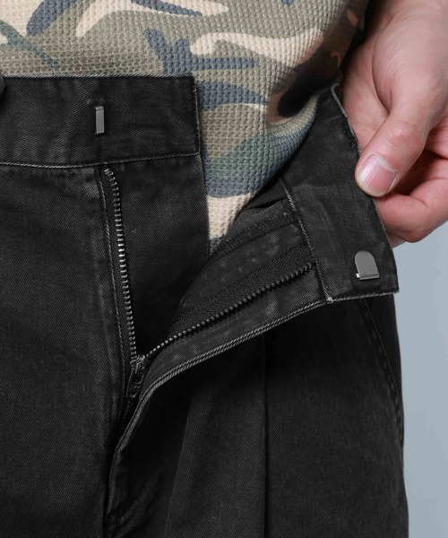 RAGEBLUE(レイジブルー)の「Barrel Buggy Half Pants/バレルバギーハーフパンツ(その他パンツ・メンズ・グレー/ブラック・LARGE/MEDIUM)」の12枚目の写真