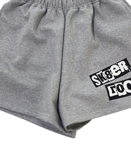 SK8ER ROCK(スケーターロック)の「Sk8er rock Wide Sweat Shorts ((melange gray))(その他パンツ・レディース・その他・FREE)」の5枚目の写真
