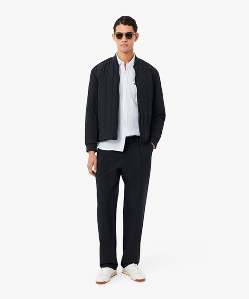 LACOSTE(ラコステ)の「リネンストライプシャツ(シャツ/ブラウス・メンズ・ライトブルー/ライトグリーン・41/40/39/38)」の9枚目の写真
