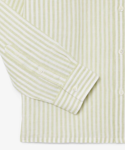 LACOSTE(ラコステ)の「リネンストライプシャツ(シャツ/ブラウス・メンズ・ライトブルー/ライトグリーン・41/40/39/38)」の14枚目の写真