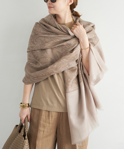 PETRUSSE/ぺトルス】JACQUARD STOLE（ストール/ショール）｜Deuxieme