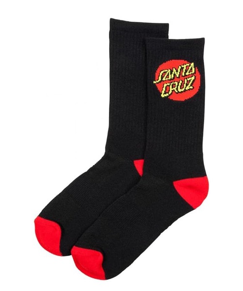 SANTA CRUZ(サンタクルーズ)の「SANTACRUZ/サンタクルーズ ソックス CLASSIC DOT SOCKS 2足組 502262902(ソックス/靴下・メンズ・ホワイト×ブラック・FREE)」の8枚目の写真
