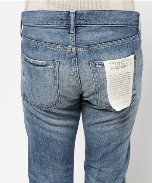 RED CARD TOKYO（レッドカード）の「RED CARD Anniversary25th 90506S-kvm デニムパンツ（デニムパンツ・レディース・ネイビー・22/24/23/27/26/25）」の6枚目の写真