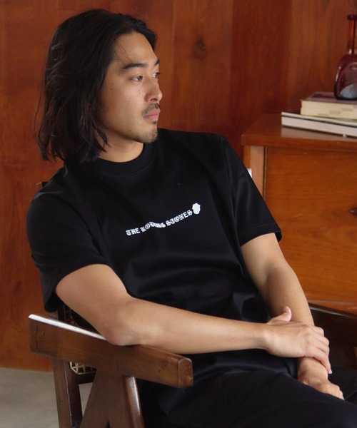 JACKROSE（ジャックローズ）の「B-TRS-シルケット天竺・リップス＆タン・ラインストーンSSTEE（Tシャツ/カットソー・メンズ・ブラック/ホワイト・M/L/XL）」の17枚目の写真