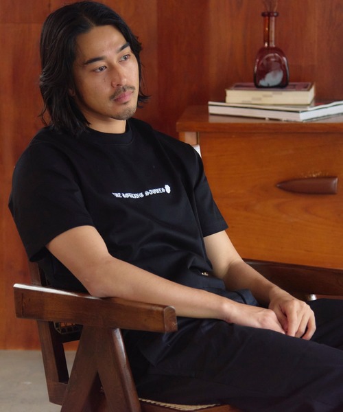 JACKROSE（ジャックローズ）の「B-TRS-シルケット天竺・リップス＆タン・ラインストーンSSTEE（Tシャツ/カットソー・メンズ・ブラック/ホワイト・M/L/XL）」の18枚目の写真