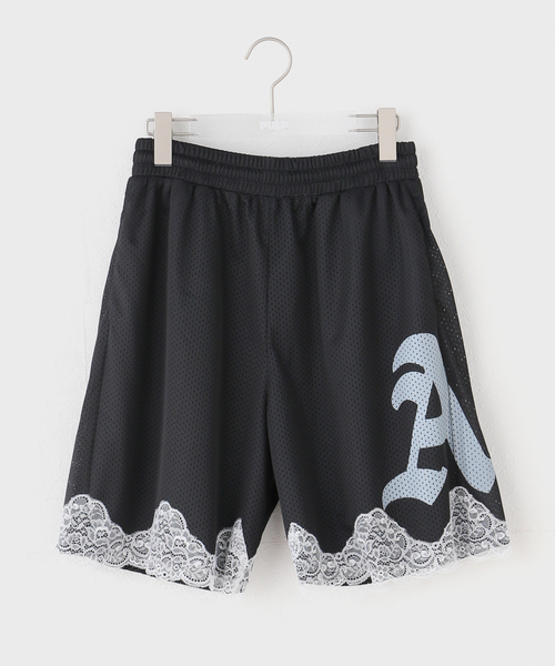 ARIES(アリーズ)の「ARIES / アリーズ GOTHIC LACE AIRTEX SHORTS(その他パンツ・レディース・ブラック・SMALL)」の1枚目の写真