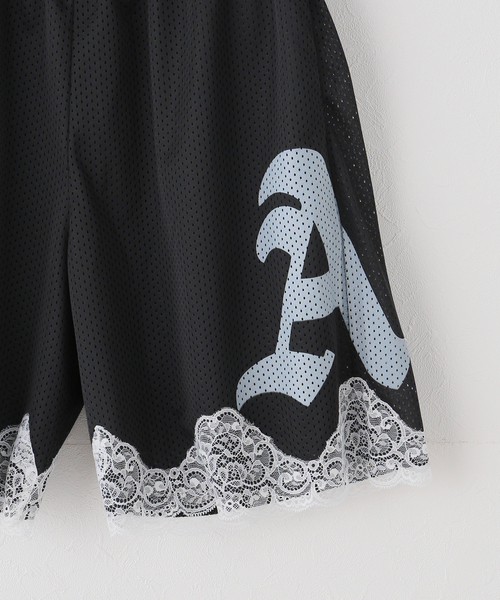 ARIES(アリーズ)の「ARIES / アリーズ GOTHIC LACE AIRTEX SHORTS(その他パンツ・レディース・ブラック・SMALL)」の3枚目の写真