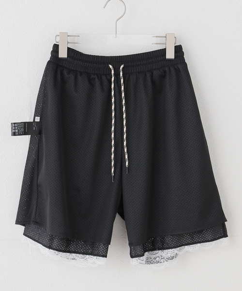 ARIES(アリーズ)の「ARIES / アリーズ GOTHIC LACE AIRTEX SHORTS(その他パンツ・レディース・ブラック・SMALL)」の5枚目の写真
