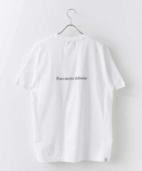 POET MEETS DUBWISE(ポエットミーツダブワイズ)の「POET MEETS DUBWISE/ポエットミーツダブワイズ LOST AND FOUND T-Shirt 2026年 夏 夏服(Tシャツ/カットソー・メンズ・ホワイト/ブラック・M/L/XL)」の4枚目の写真