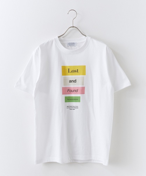 POET MEETS DUBWISE(ポエットミーツダブワイズ)の「POET MEETS DUBWISE/ポエットミーツダブワイズ LOST AND FOUND T-Shirt 2026年 夏 夏服(Tシャツ/カットソー・メンズ・ホワイト/ブラック・M/L/XL)」の3枚目の写真