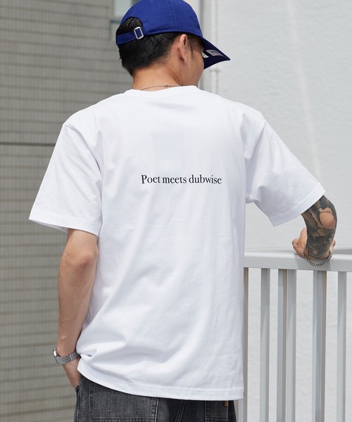 POET MEETS DUBWISE(ポエットミーツダブワイズ)の「POET MEETS DUBWISE/ポエットミーツダブワイズ LOST AND FOUND T-Shirt 2026年 夏 夏服(Tシャツ/カットソー・メンズ・ホワイト/ブラック・M/L/XL)」の7枚目の写真